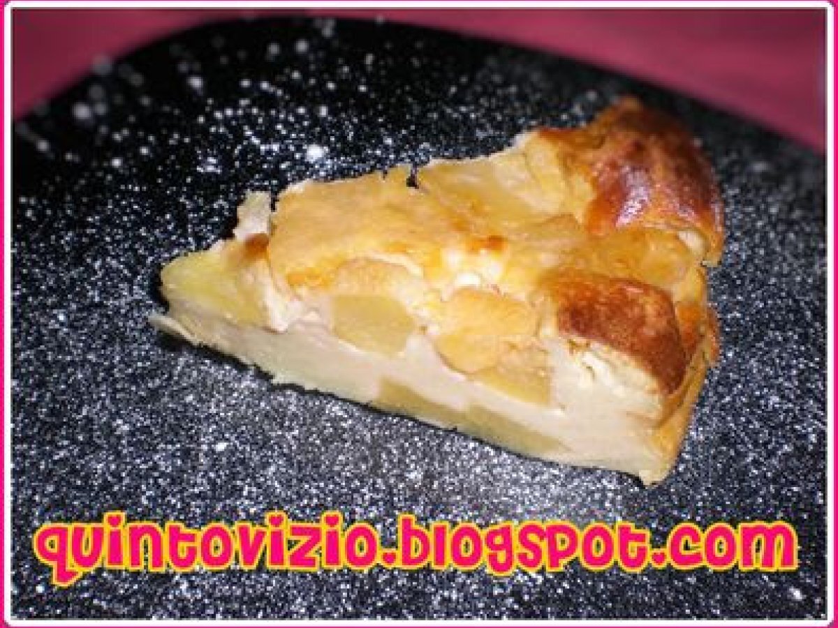 Far breton alle mele caramellate
