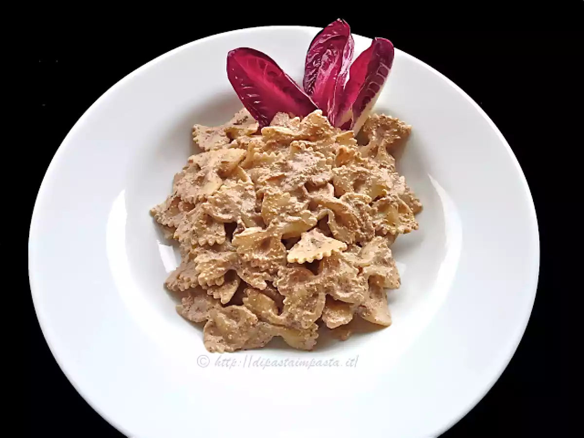 Farfalle al pesto di radicchio - foto 2