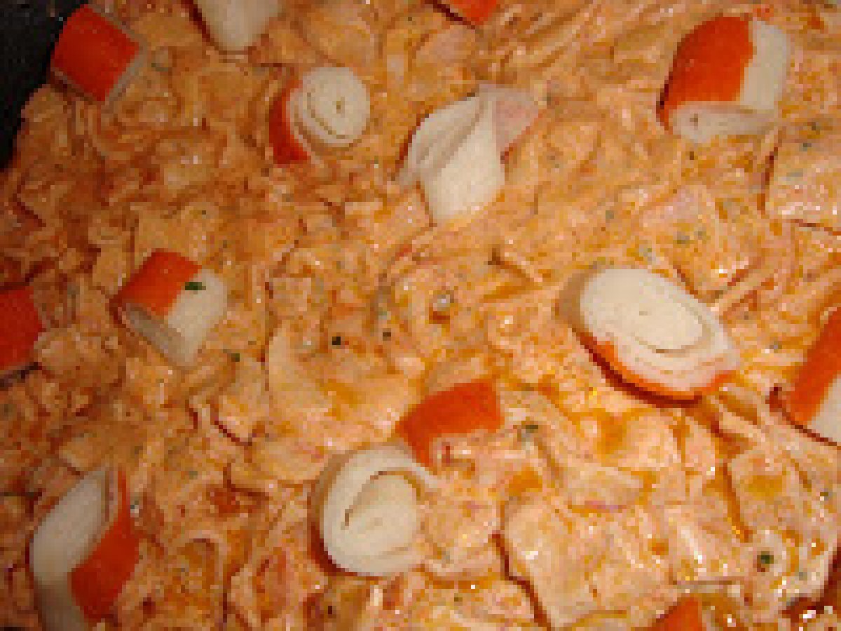 Farfalle con surimi in rosa - foto 2