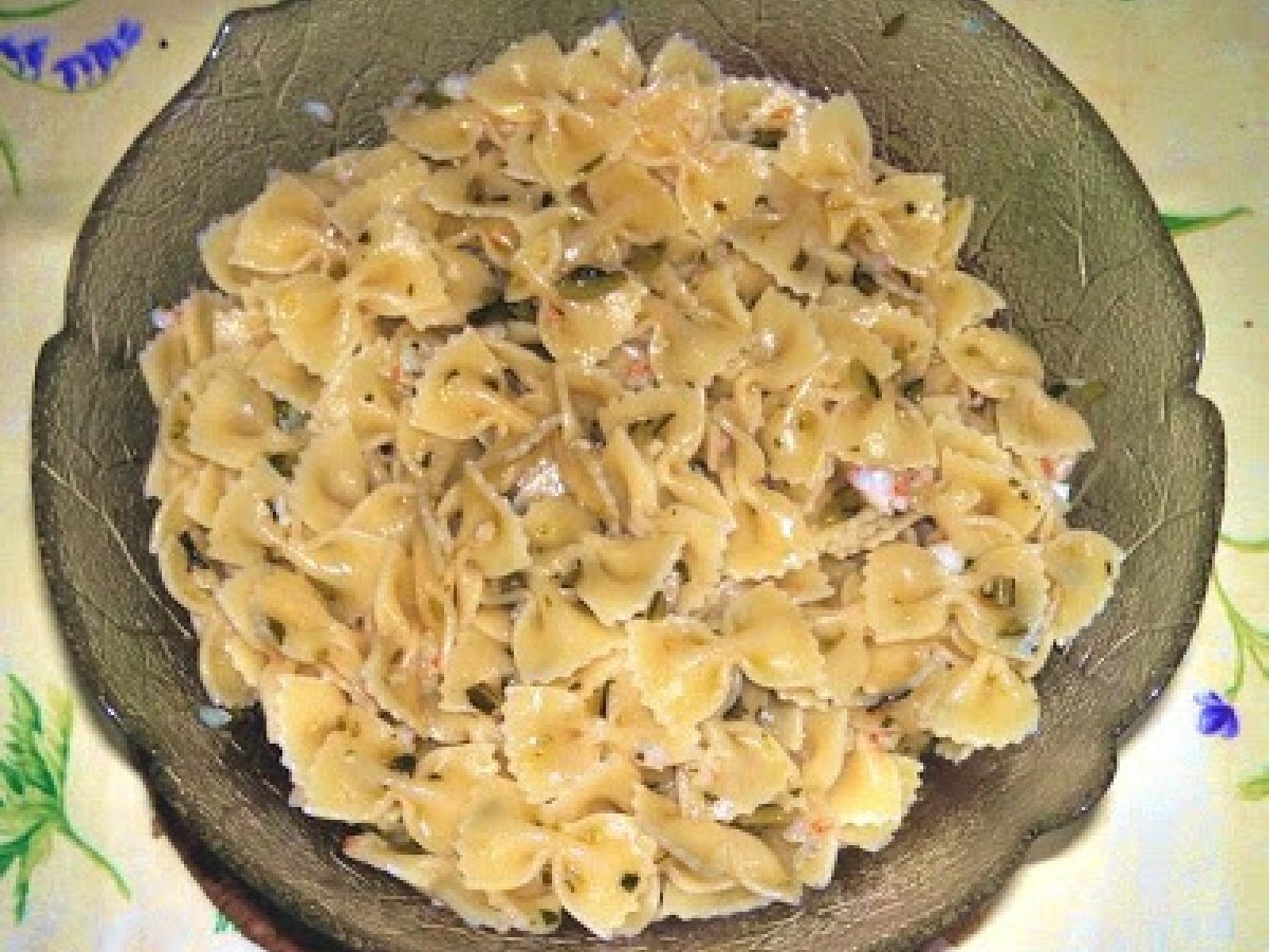 Farfalle gamberi e coste