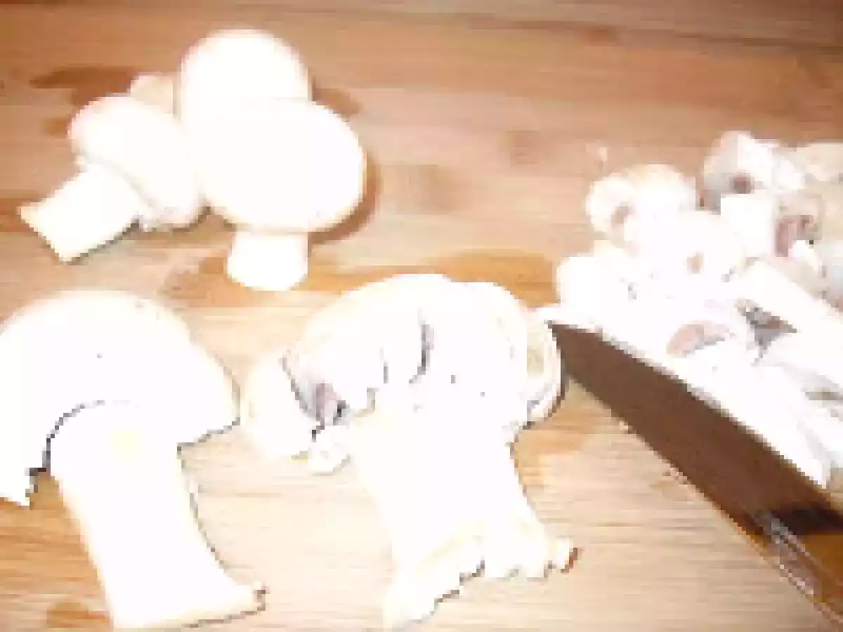 Farfalle panna, prosciutto e funghi - foto 7