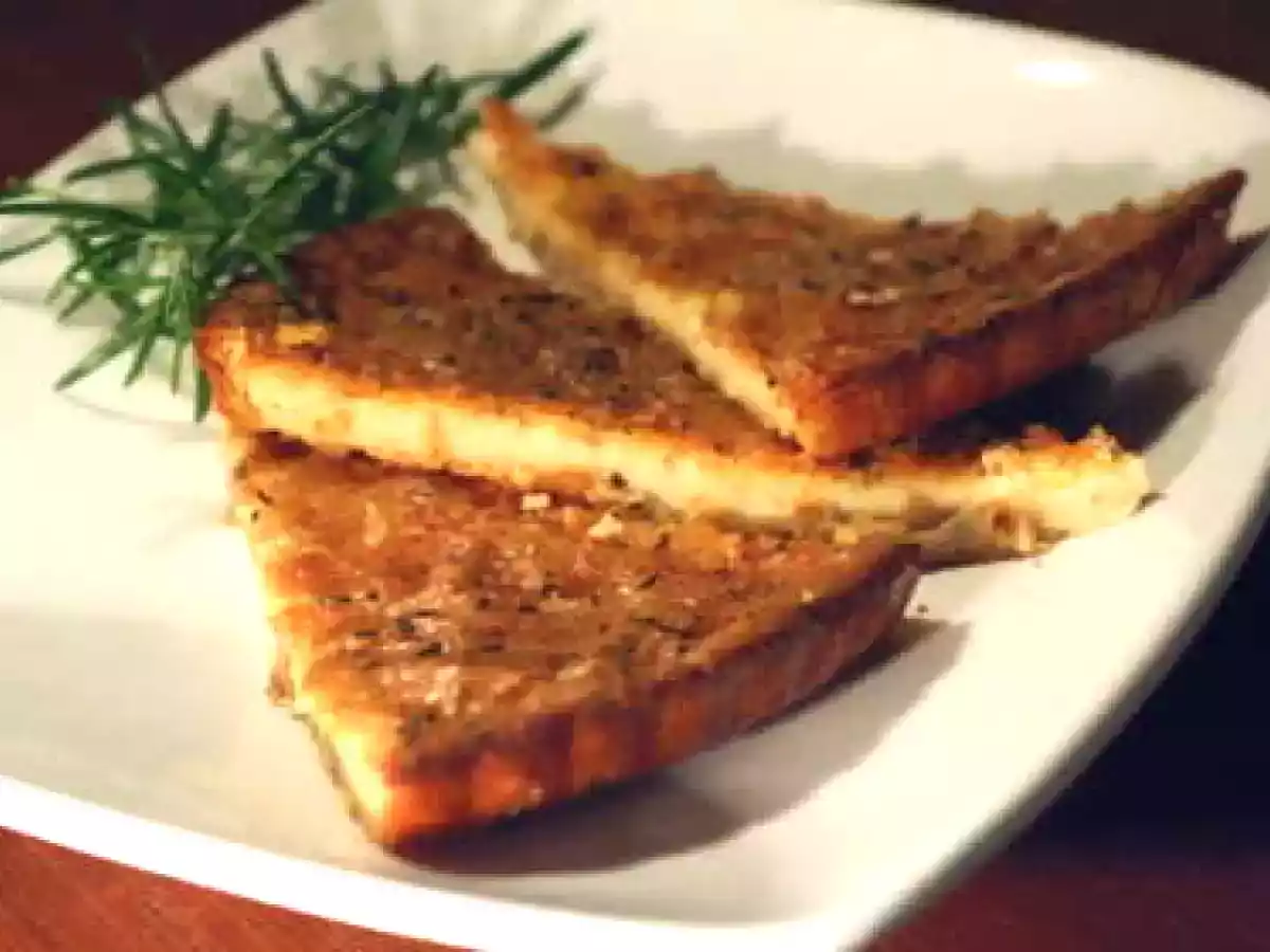 Farinata con i bianchetti..Fainà ( come si dice a Genova!)