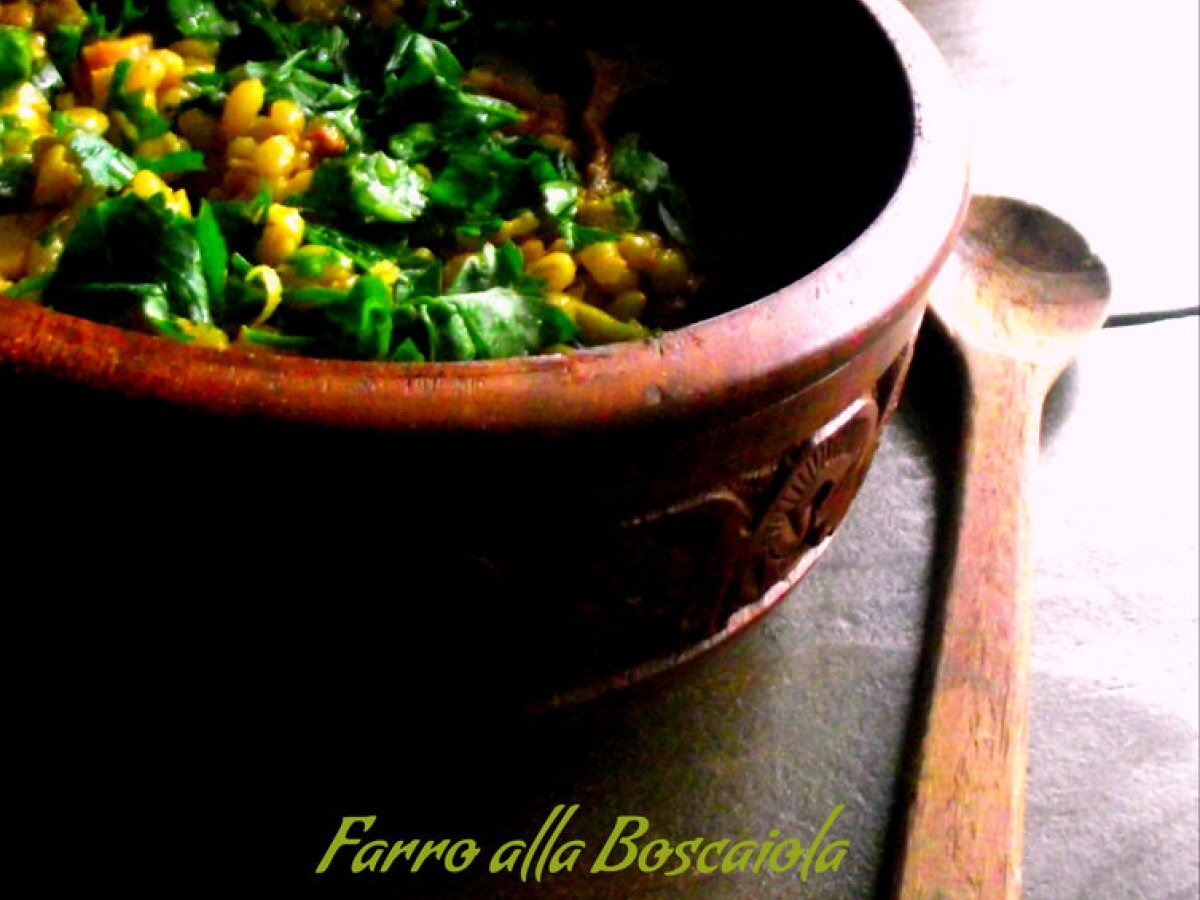 Farro alla boscaiola