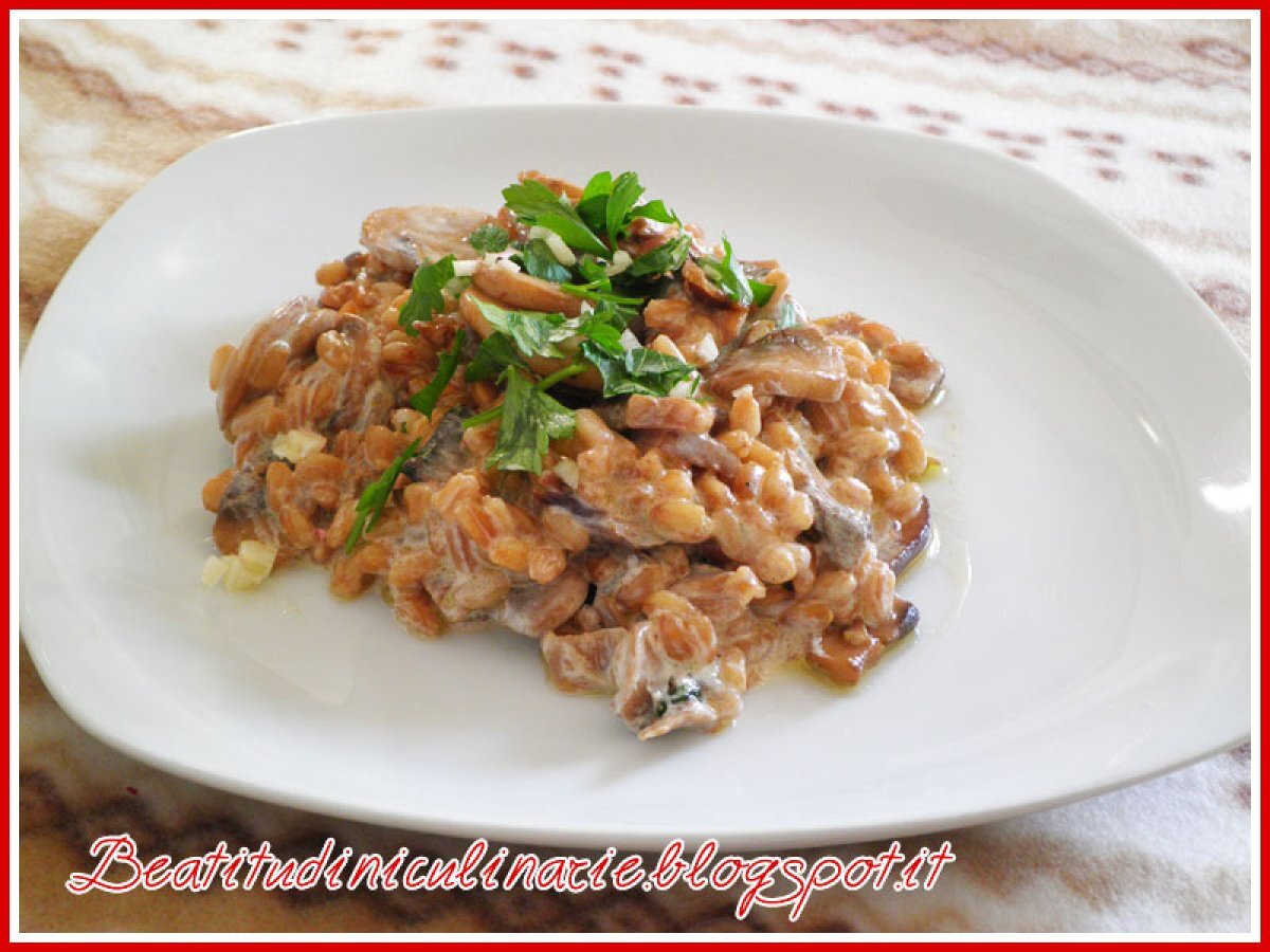 Farrotto ai funghi