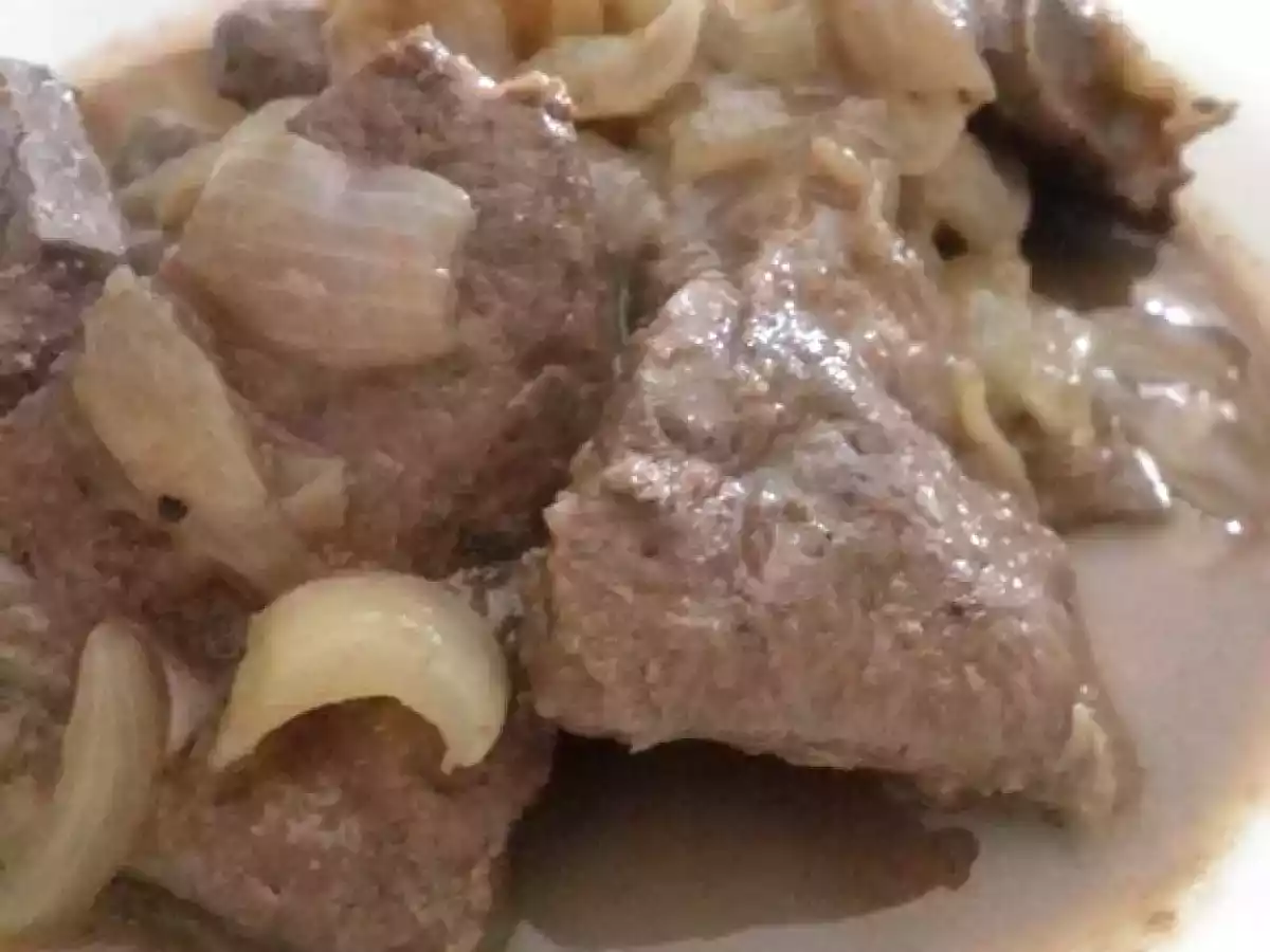 Fegato di vitello alla Veneziana con aceto - foto 6