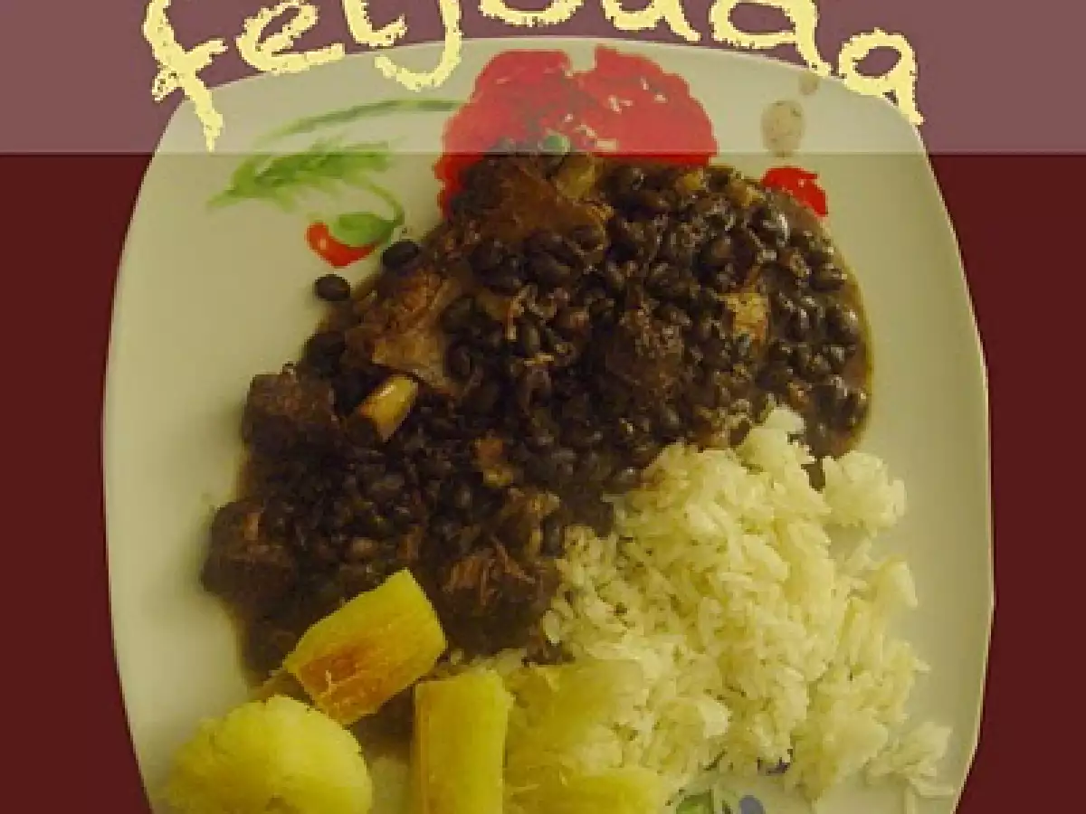 Feijoada - (stufato di fagioli neri) con arroz simples e mandioca frita - foto 3