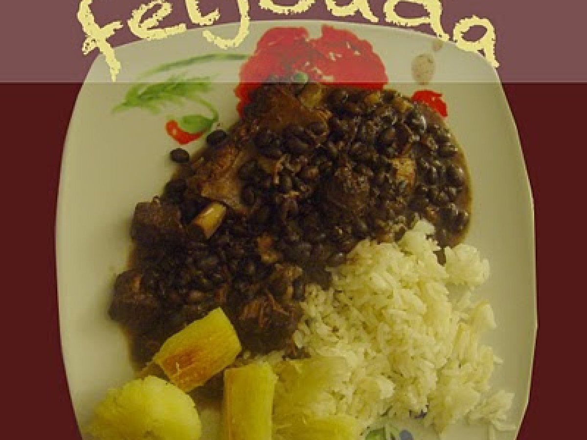 FEIJOADA - (STUFATO DI FAGIOLI NERI) CON ARROZ SIMPLES E MANIOCA FRITA, foto 3