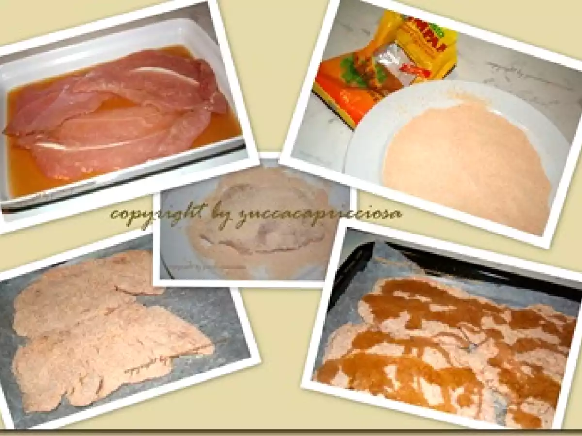 Fettine di fesa di tacchino impanate al forno - foto 2