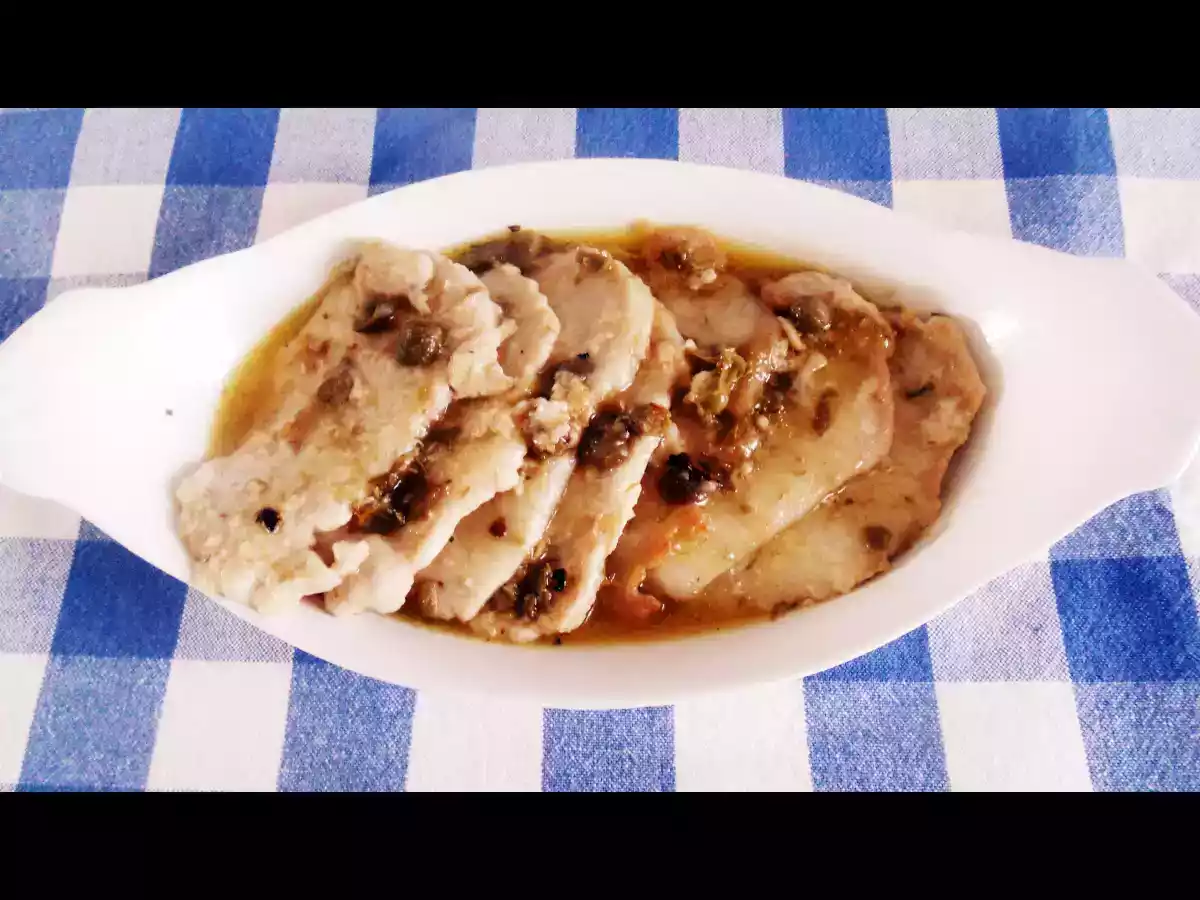 FETTINE DI LONZA DI MAIALE AI CAPPERI