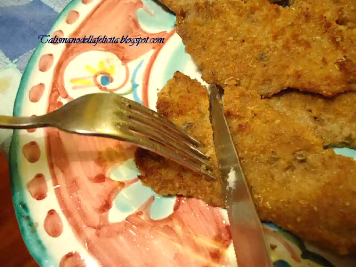 Fettine impanate e al forno