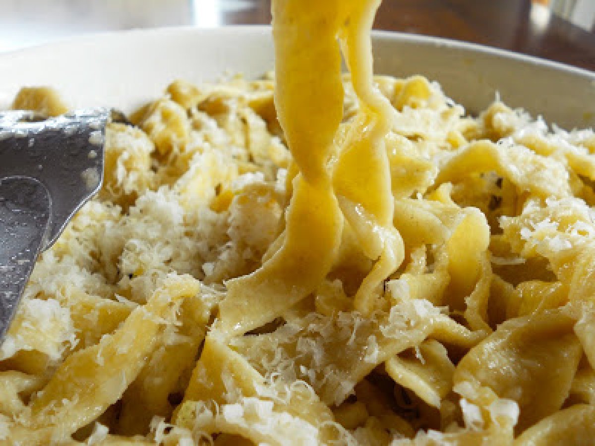 Fettuccine al (doppio) burro salato