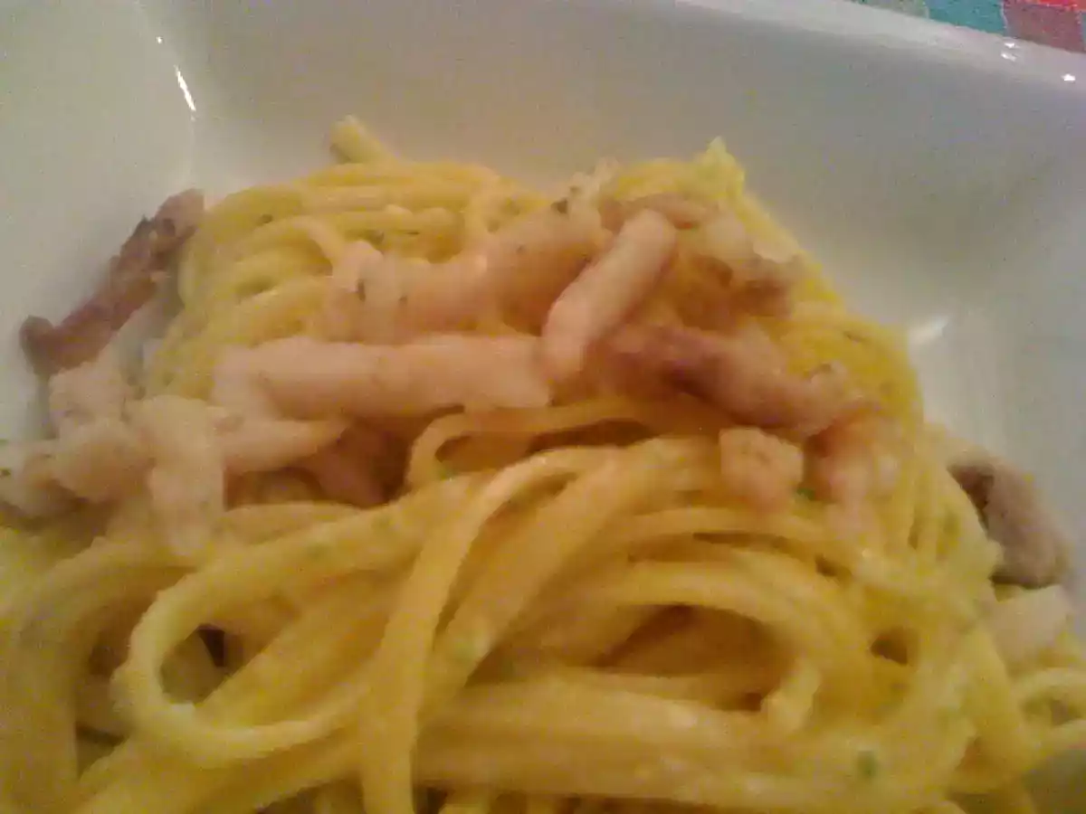 Fettuccine alla crema di Pistacchio e Verdesca