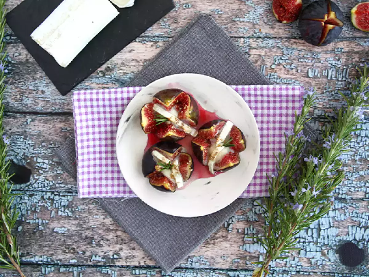 Fichi al forno con caprino e miele: antipasto veloce e raffinato - foto 2