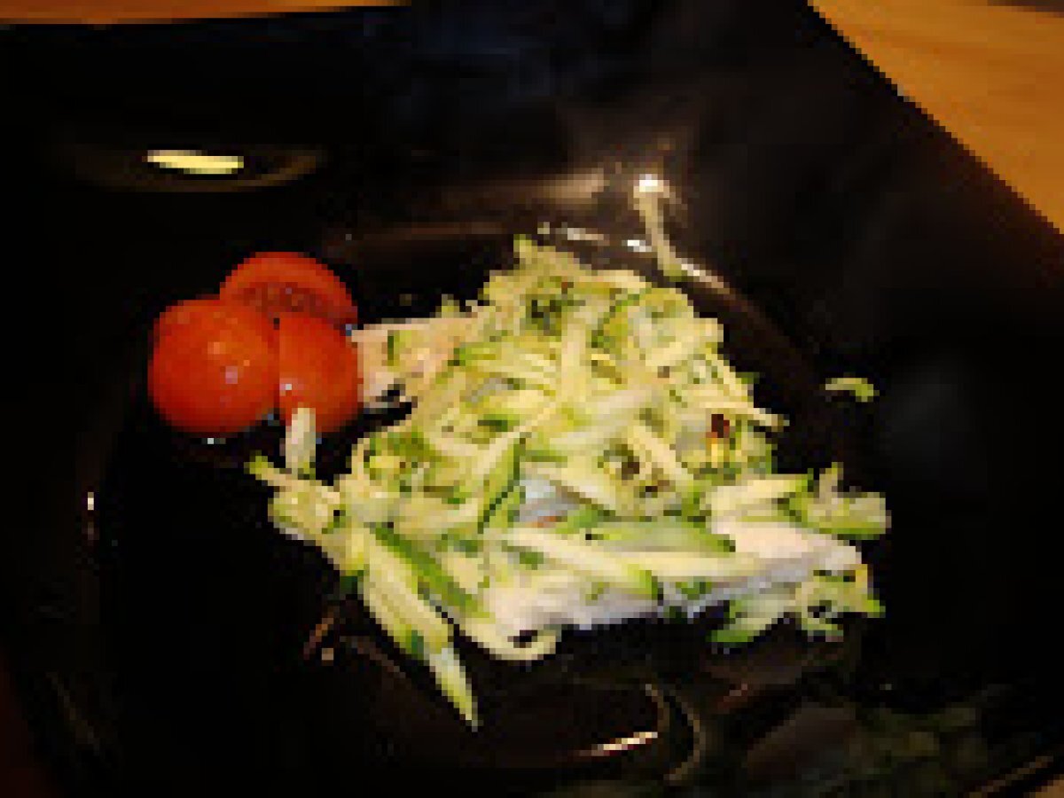 FILETTI DI CERNIA IN CROSTA DI ZUCCHINE