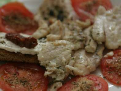 Filetti di merluzzo con insalata di pomodori, foto 2