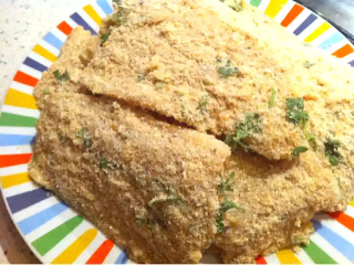 Filetti di merluzzo impanati