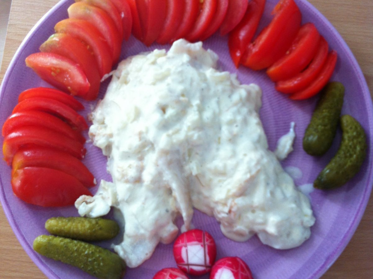 Filetti di merluzzo in crema di Philadelphia - Dukan