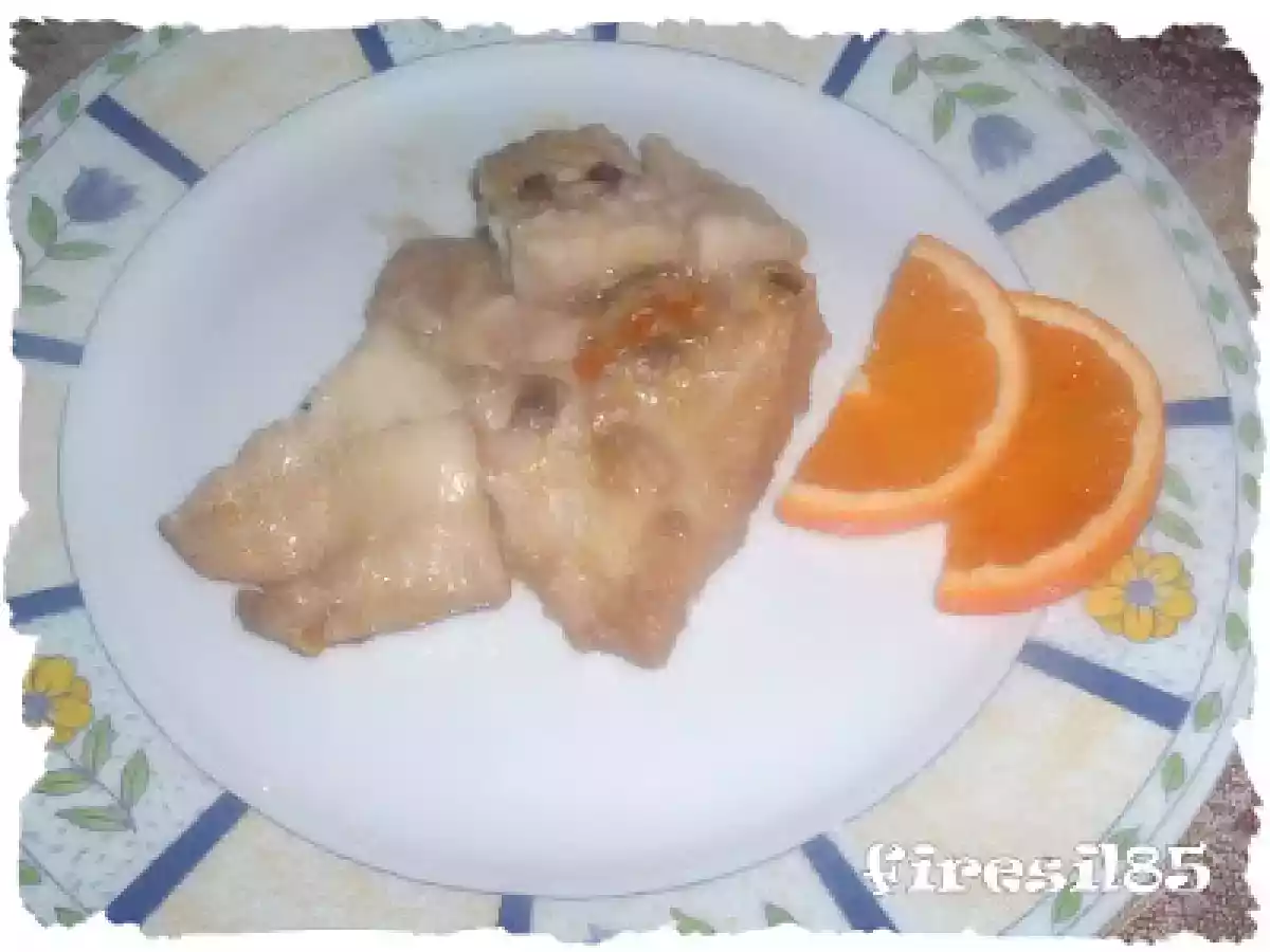 Filetti di persico all'arancia