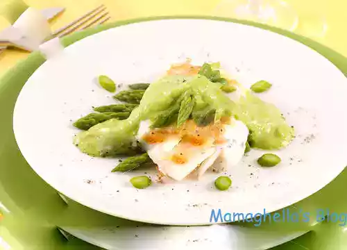 Filetti di pesce con salsa verde