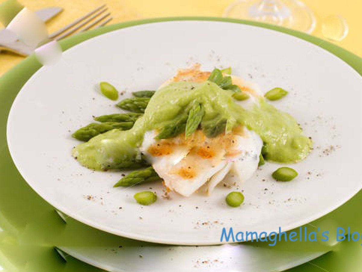 Filetti di pesce con salsa verde