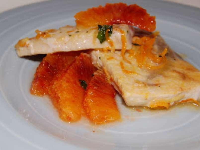 Filetti di pesce spada all'arancia, foto 1