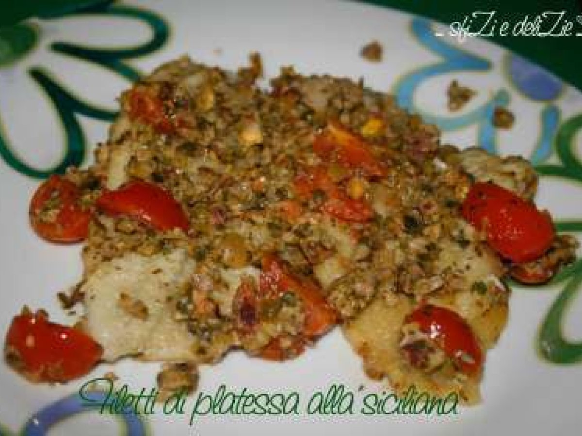Filetti di platessa alla siciliana