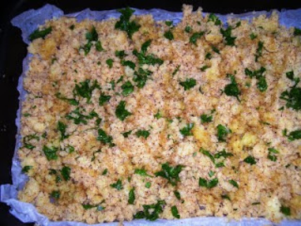 FILETTI DI PLATESSA CON BRICIOLE DI PATATE