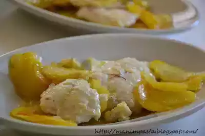 Filetti di sarago con patate allo zafferano