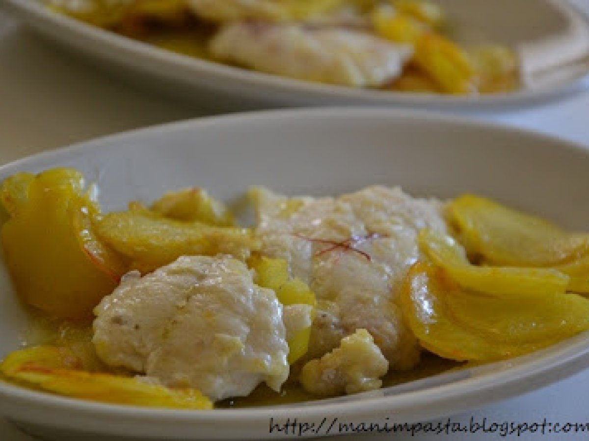 Filetti Di Sarago Con Patate Allo Zafferano