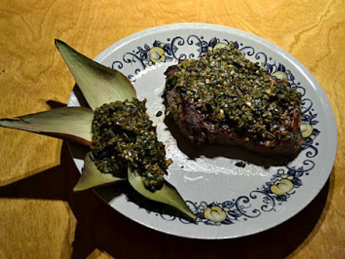 Filetto alla salsa di carciofi