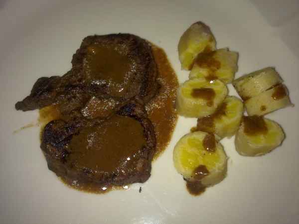 filetto di cinghiale marinato al caffè., foto 3