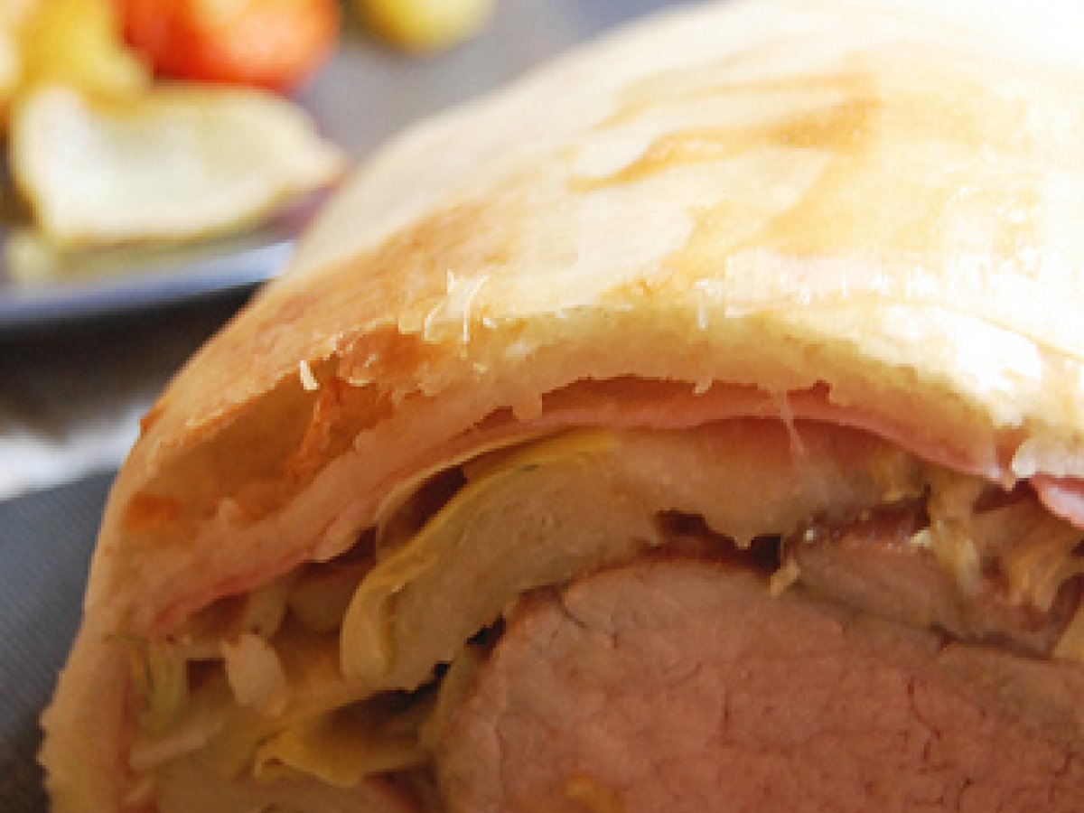 Filetto di maiale in crosta di pane