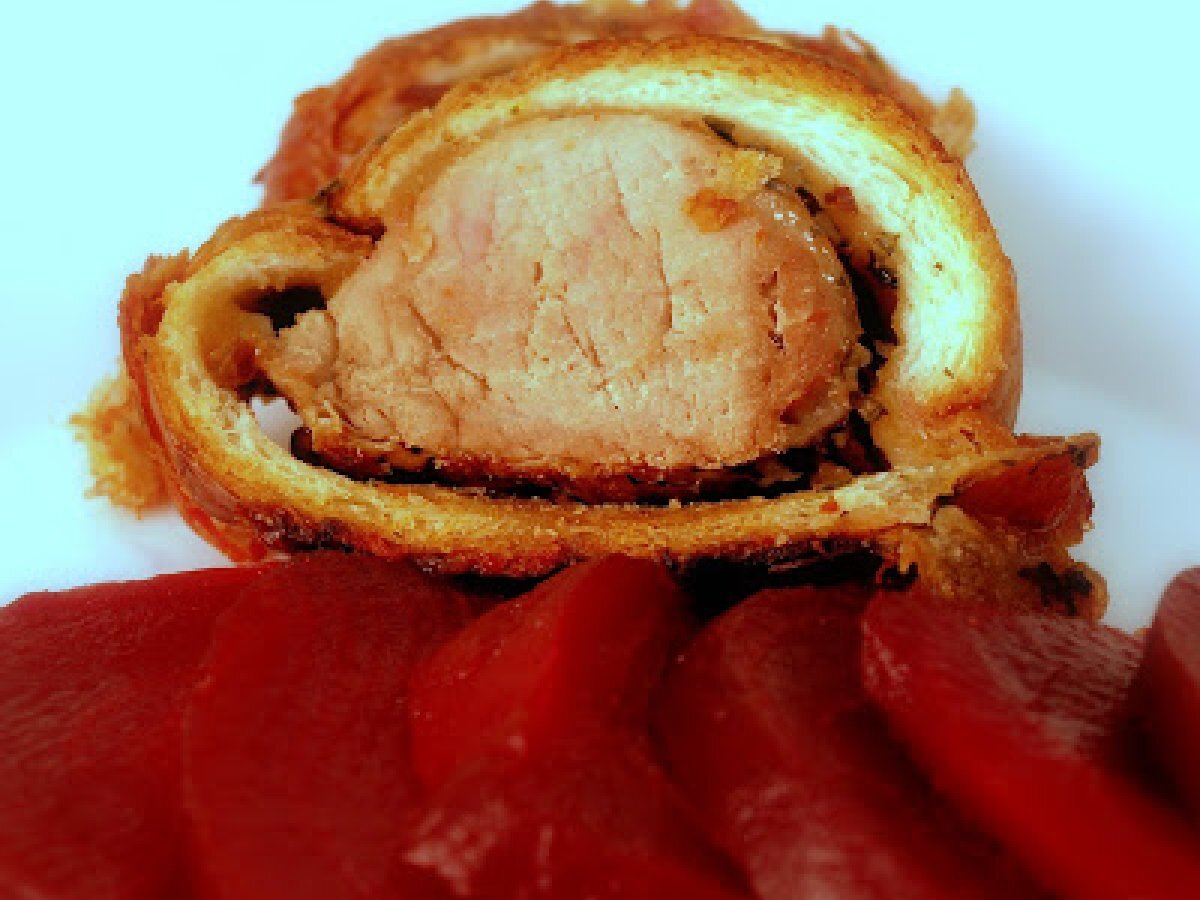 Filetto di maiale in crosta di pane