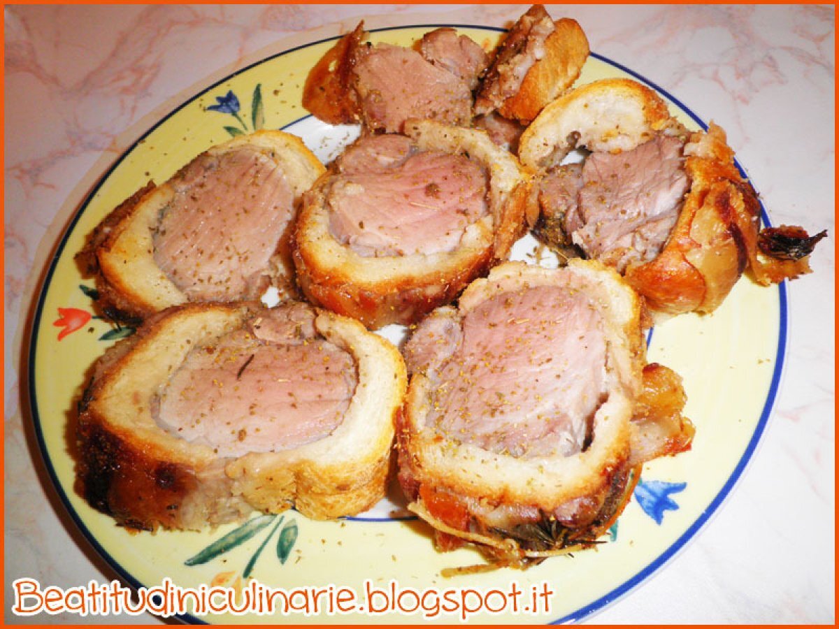 Filetto di maiale in crosta di pane