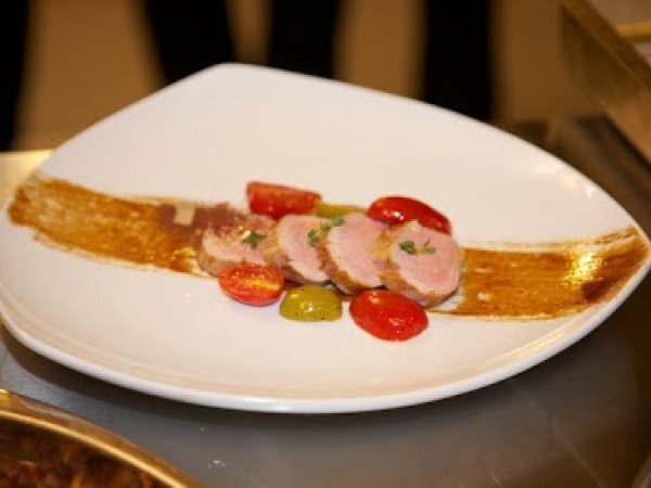Filetto di maiale in salsa di vino e miele con spolverata di cacao, foto 2