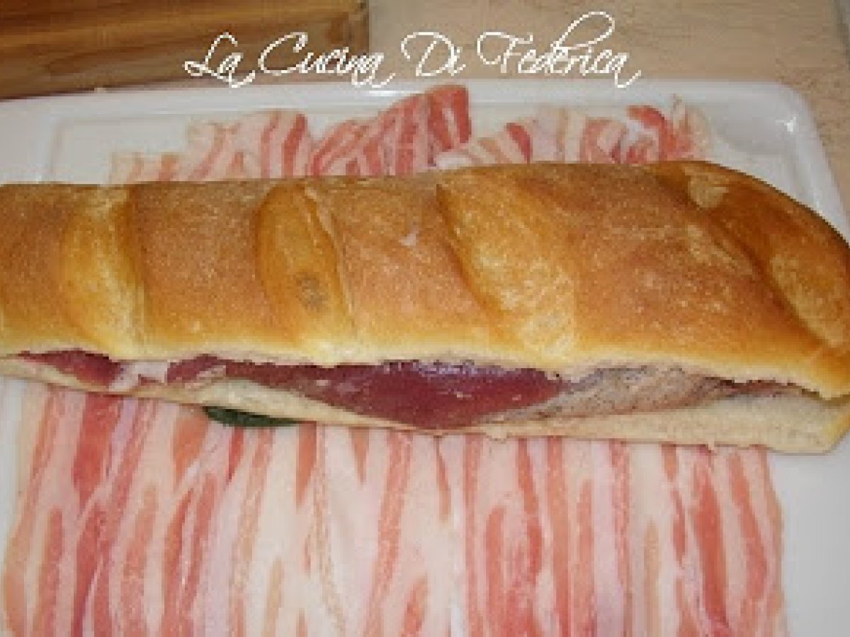 Filetto di maiale nella baguette - foto 3