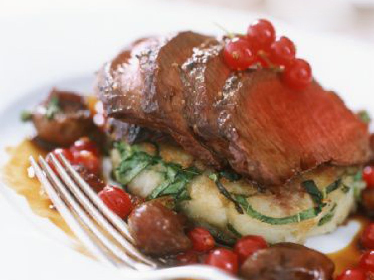 Filetto di manzo ai ribes