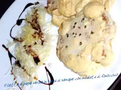 Filetto di manzo al pepe verde
