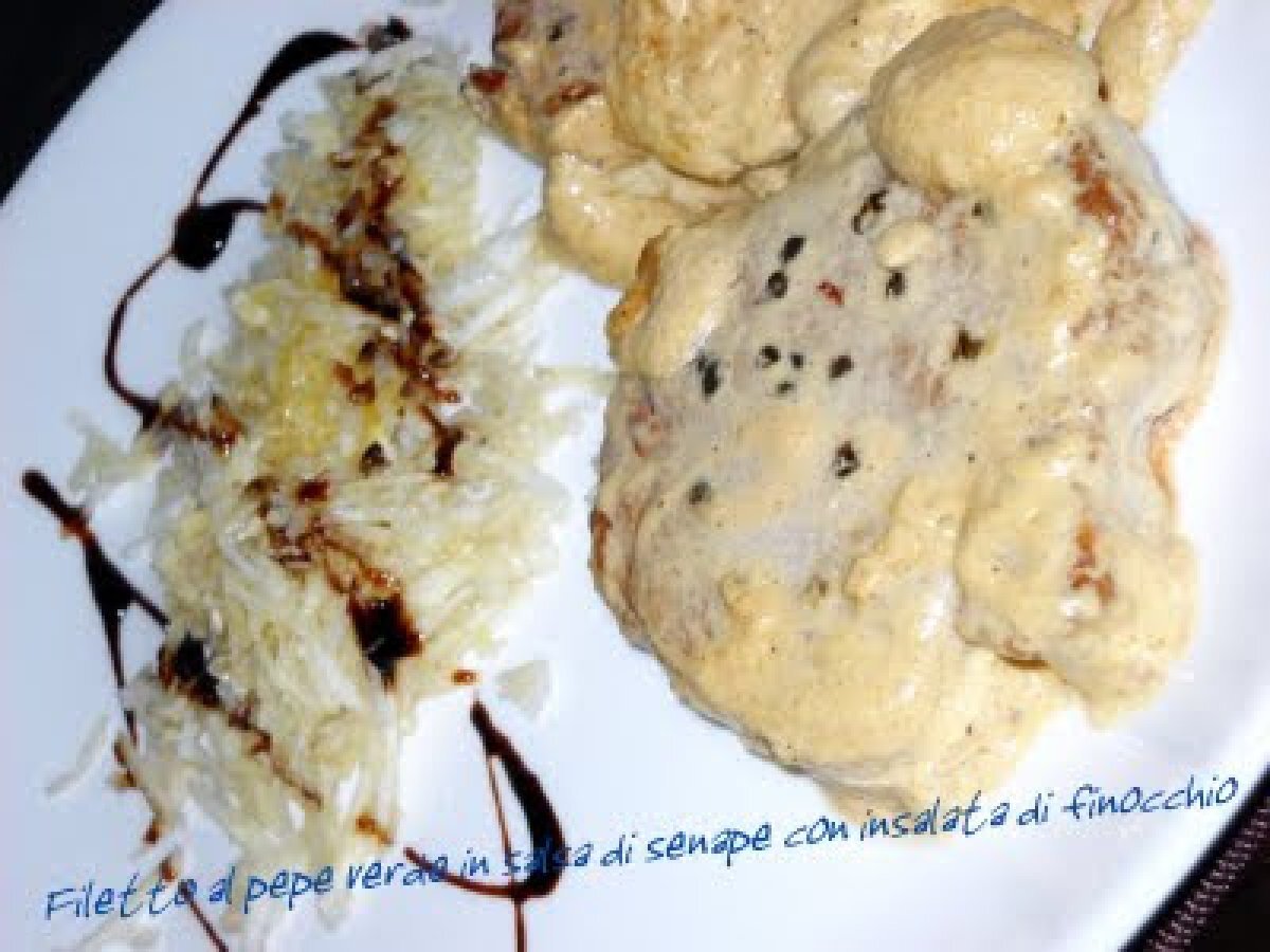 Filetto di manzo al pepe verde