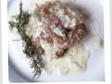 Filetto di manzo scaloppato al rosmarino con crema al gorgonzola, foto 2