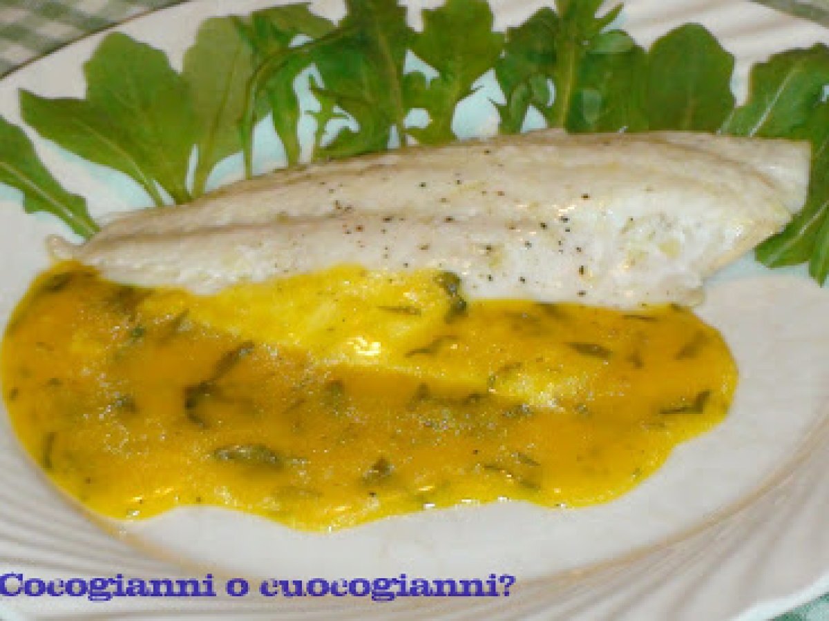 FILETTO DI ORATA SU CREMA ALLO ZAFFERANO