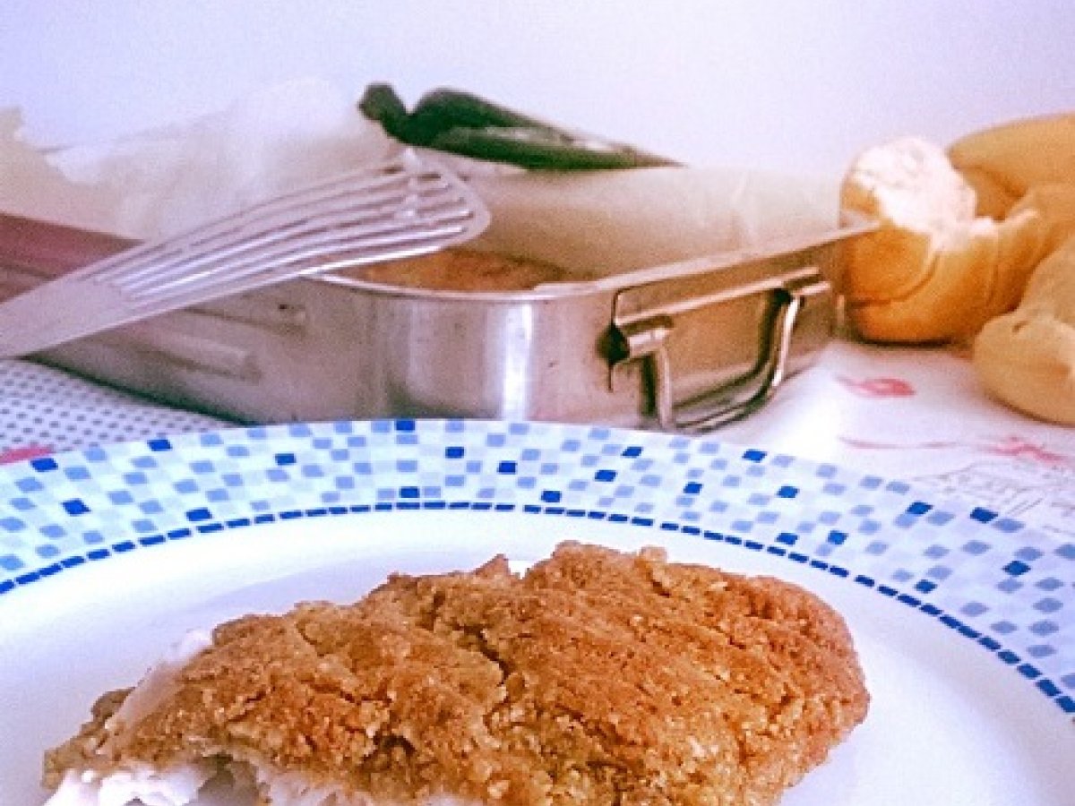 Filetto di persico in crosta di noci e parmigiano