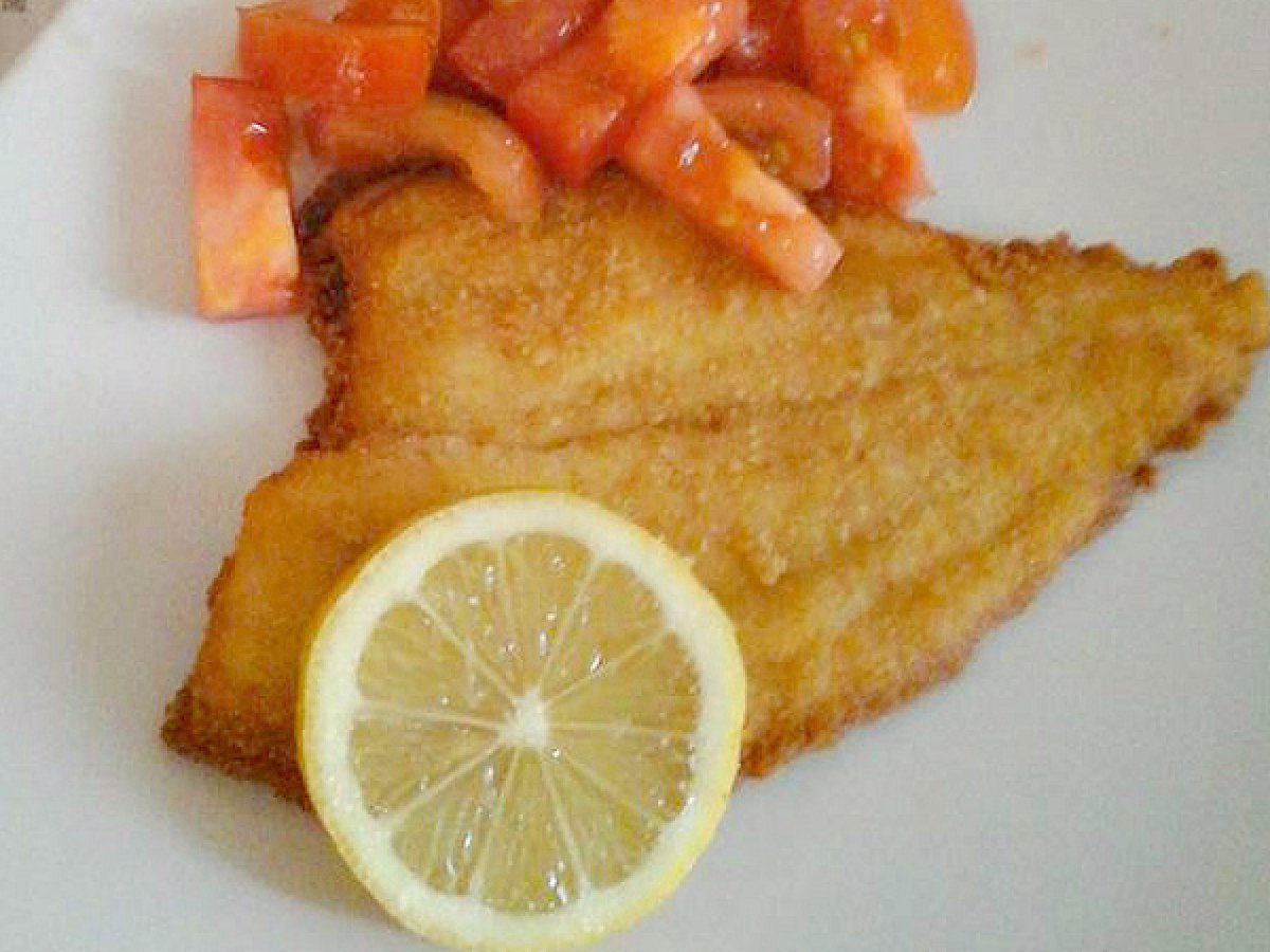 Filetto di platessa impanato e fritto