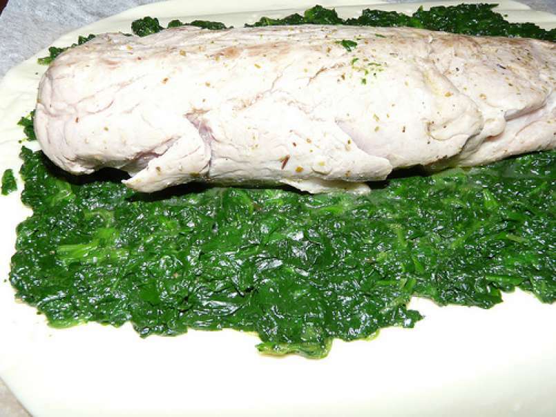 Filetto di suino (in crosta) agli spinaci - foto 3