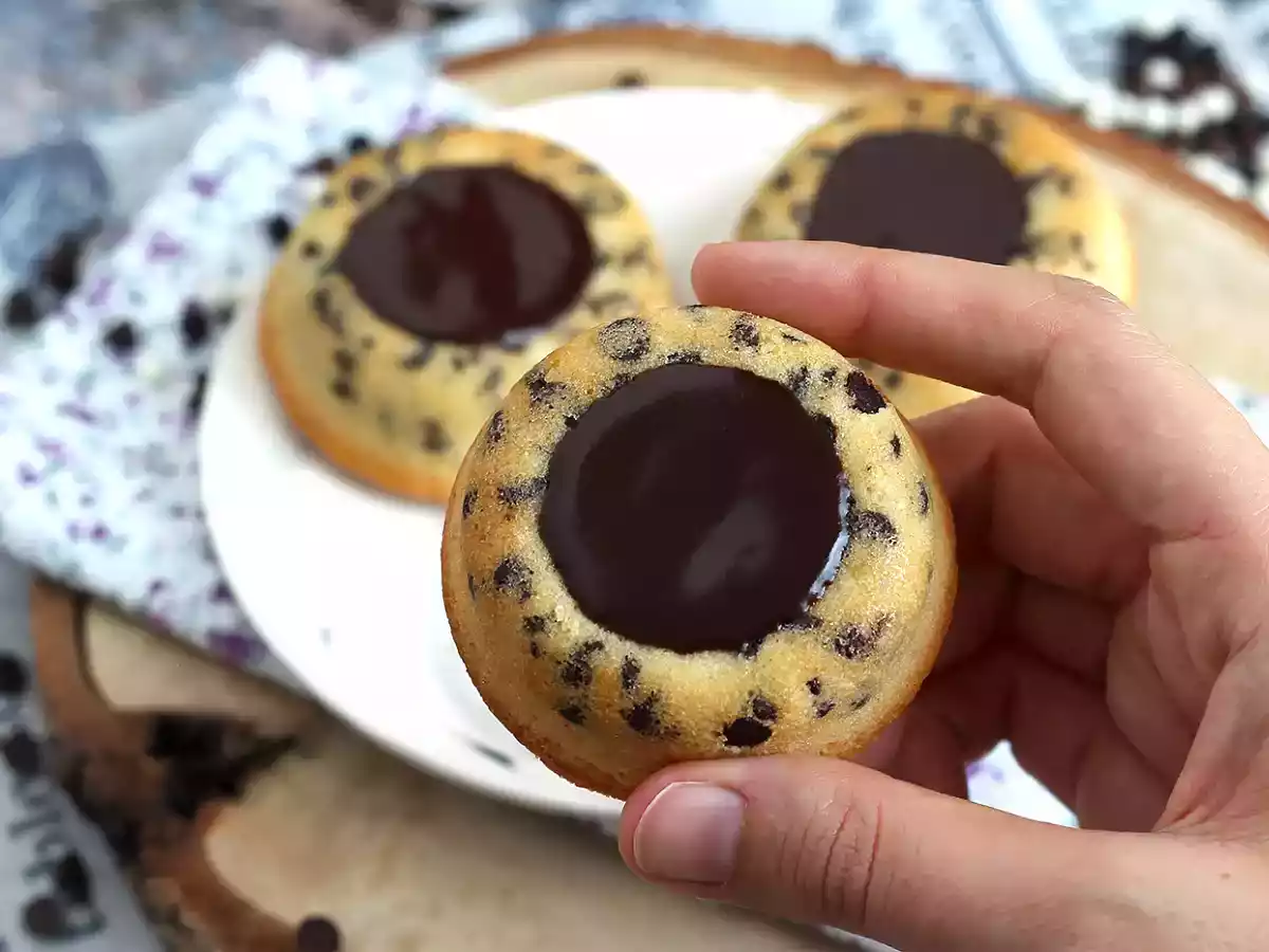 Financiers tigrati al cioccolato - foto 4