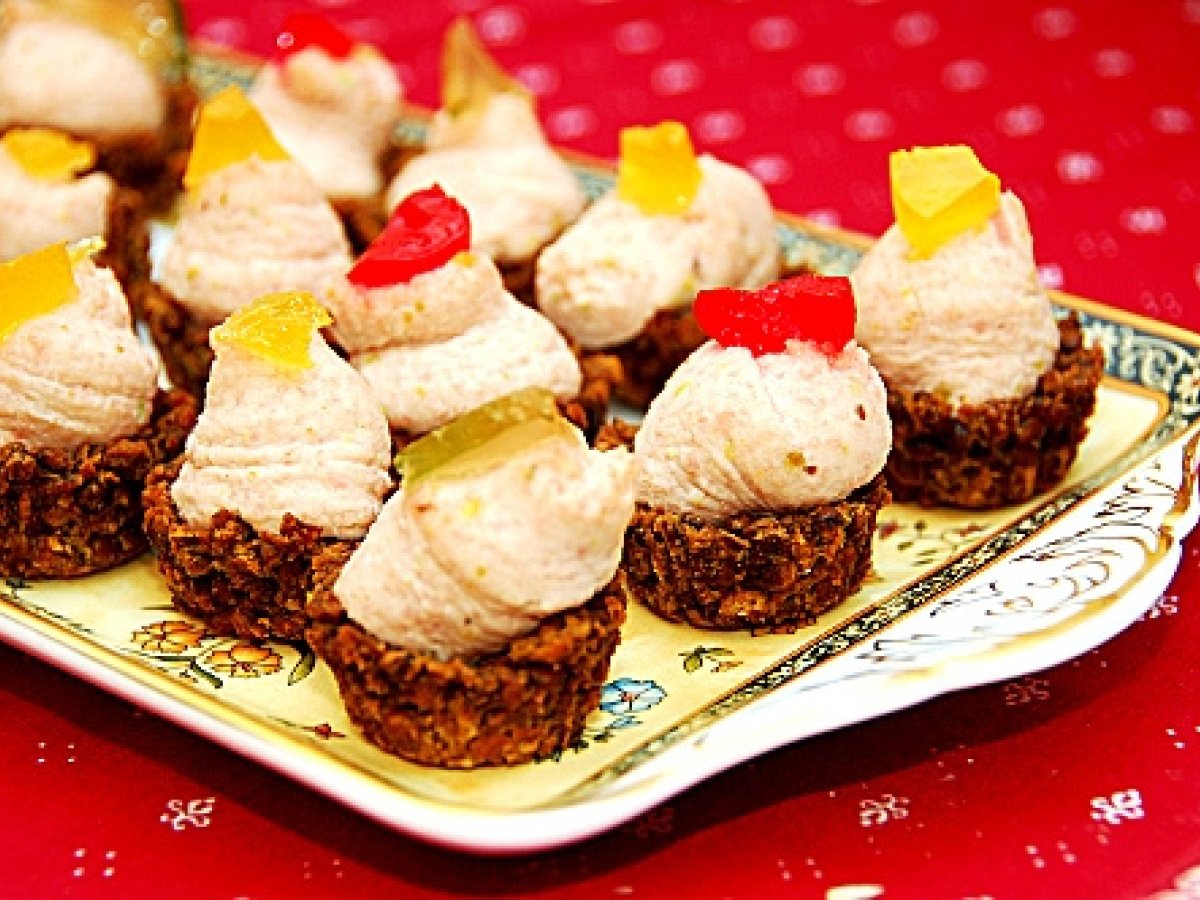 Finger food cestini di lenticchie con mousse di mortadella Ricetta