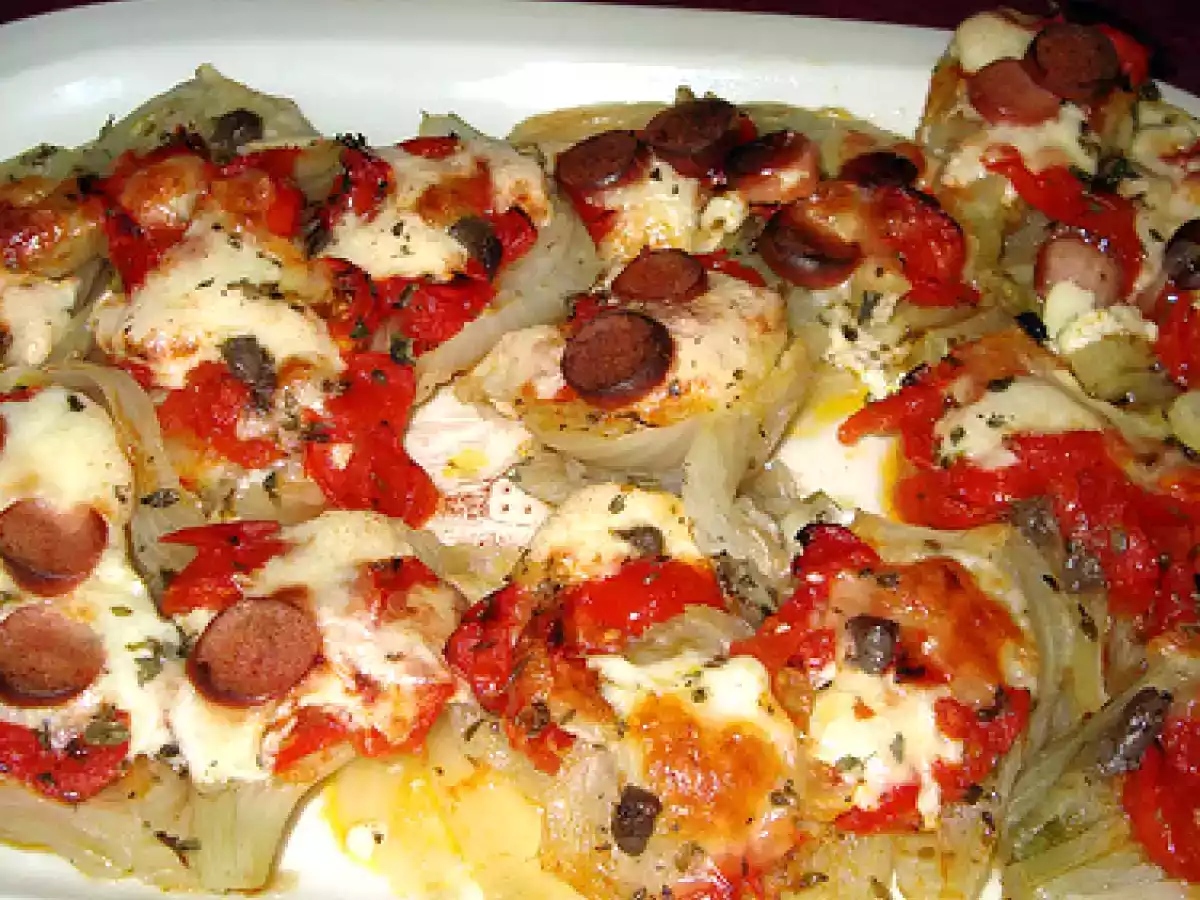 Finocchi filanti ai wurstel - foto 3