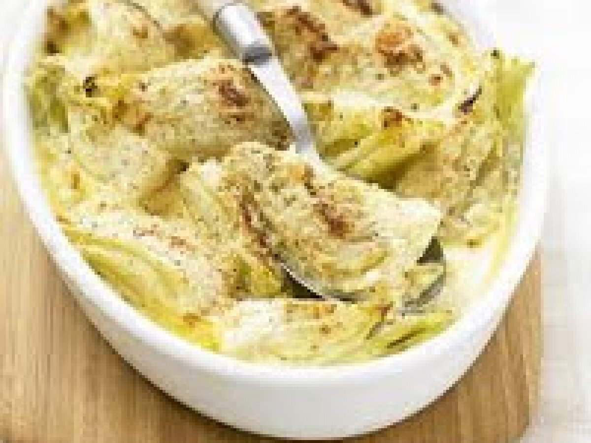 Finocchi gratinati alla besciamella