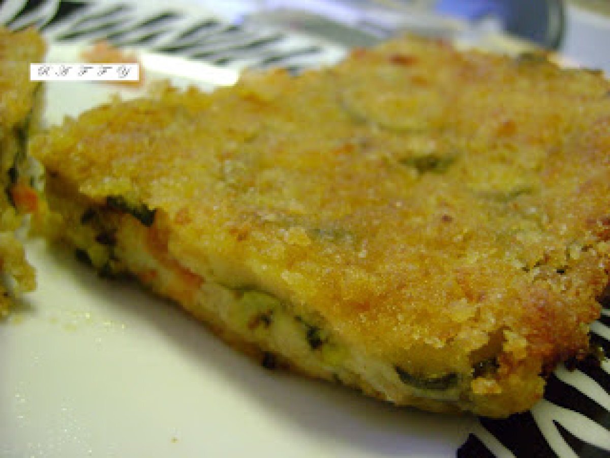 FINTA FRITTATA CON ZUCCHINE TRIFOLATE E...