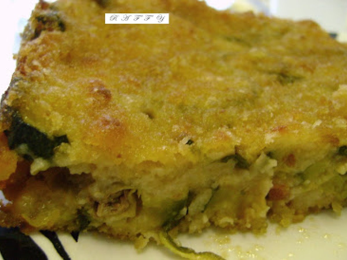 FINTA FRITTATA CON ZUCCHINE TRIFOLATE E... - foto 2